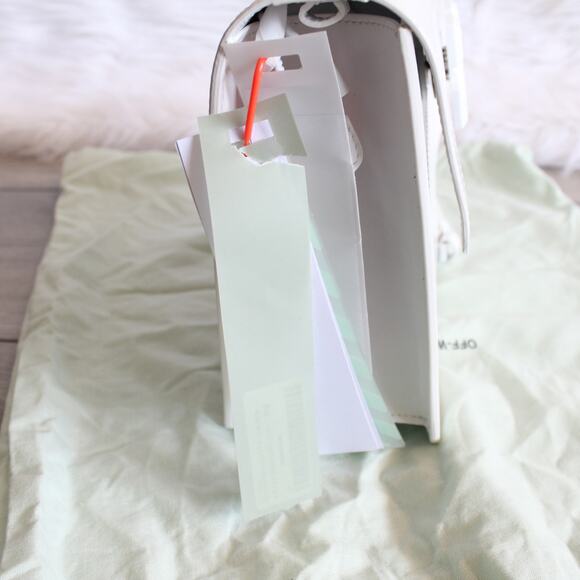 Off-White Meteor Shower Jitney 2.8 Top Handle Satchel Crossbody Bag New - Picture 6 of 16